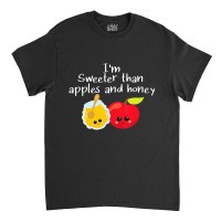 Rosh Hashanah Apples And Honey Shana Tova Jewish N Classic T-shirt | Artistshot