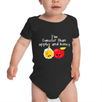 Rosh Hashanah Apples And Honey Shana Tova Jewish N Baby Bodysuit | Artistshot