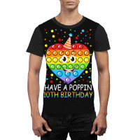 Have A Poppin 10th 10 Years Old Girls Graphic T-shirt | Artistshot