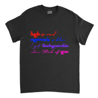 Hgb Is Red Cyanosis Is Blue Cardiac Nurse Valentin Classic T-shirt | Artistshot