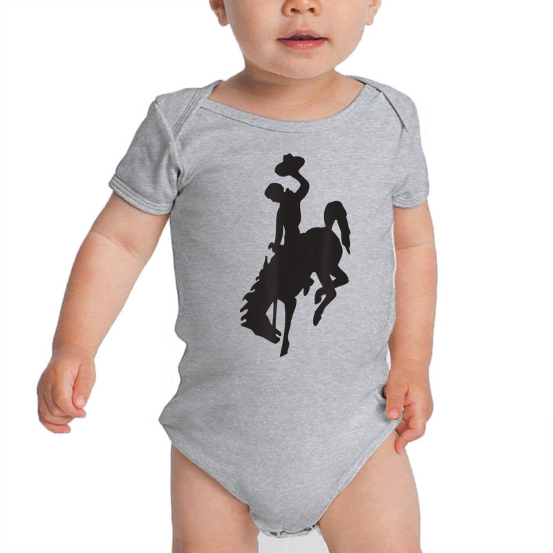 Bucking Bronco Cowboy Horse Gift Tee Baby Bodysuit by boxleyit | Artistshot