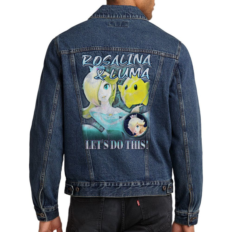 Rosa & Luma Vintage Rapper Tee Men Denim Jacket | Artistshot