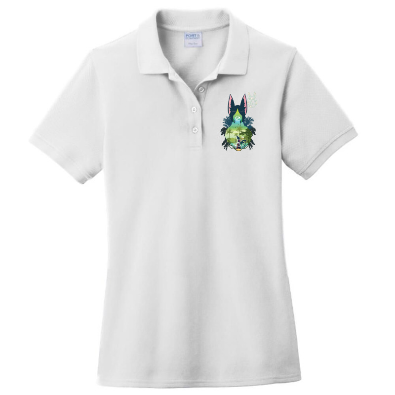 Tighnari Negative Space Ladies Polo Shirt by qeemkacusax | Artistshot