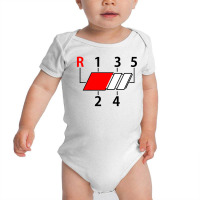 Rs Shift Knob Blank White Edition Baby Bodysuit | Artistshot