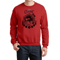 Rpg Class Series Cleric   Black Version Crewneck Sweatshirt | Artistshot