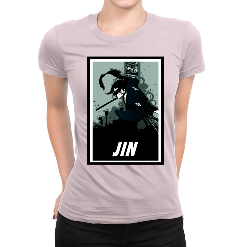 Samurai Champloo   Jin Celeb Ladies Fitted T-Shirt by sanjoolecpal | Artistshot