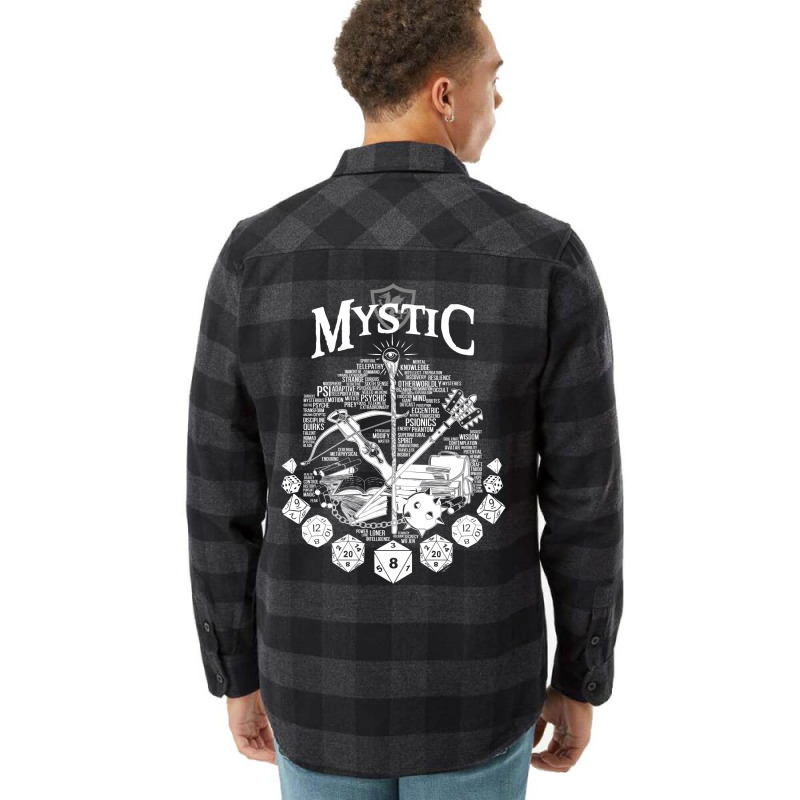 Rpg Class Series Mystic   White Version Flannel Shirt | Artistshot