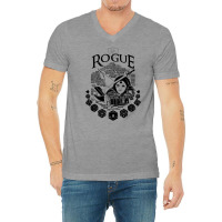 Rpg Class Series Rogue   Black Version V-neck Tee | Artistshot