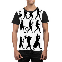 Rpg Races Chart   Black Graphic T-shirt | Artistshot