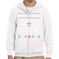 Deck The Halls With Beta Blockers Olol Sweatshirt Youth Zipper Hoodie | Artistshot