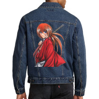 Rurouni Kenshin 10 Men Denim Jacket | Artistshot