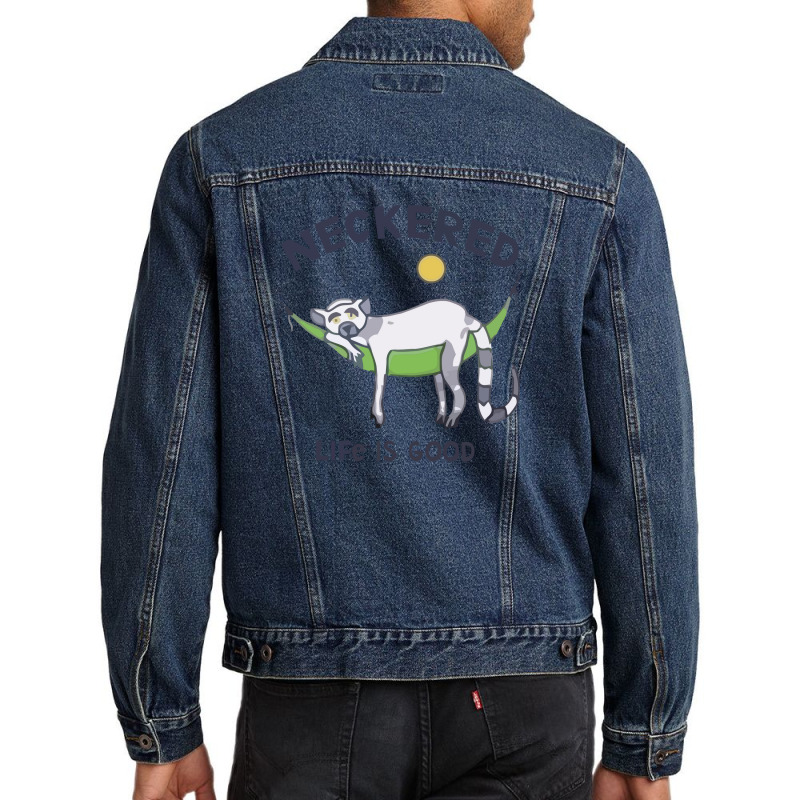 Neckered Life Is Good 2023 Men Denim Jacket | Artistshot