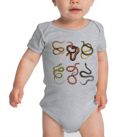 Different Types Of Snakes For Snake Lovers T Shirt Baby Bodysuit | Artistshot