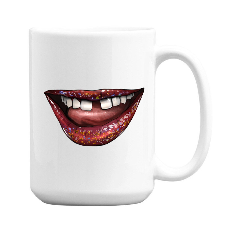 Smile With Gap Teeth 15 Oz Coffee Mug | Artistshot