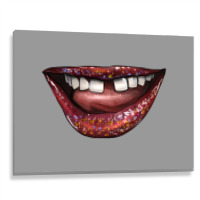 Smile With Gap Teeth Metal Print Horizontal | Artistshot