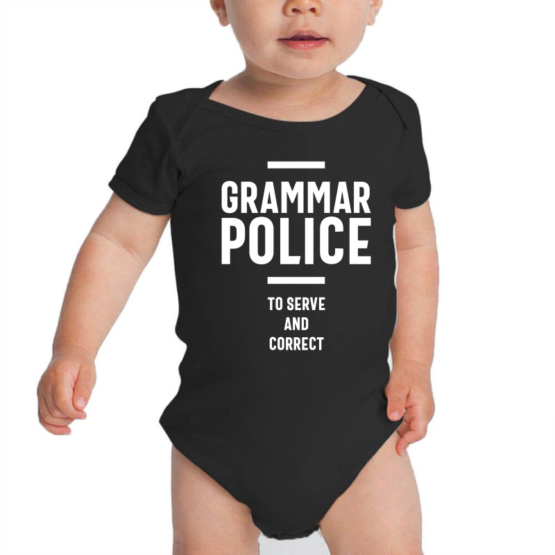 Grammar Police Women And Kids Funny Costume Idea Baby Bodysuit | Artistshot