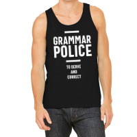 Grammar Police Women And Kids Funny Costume Idea Tank Top | Artistshot