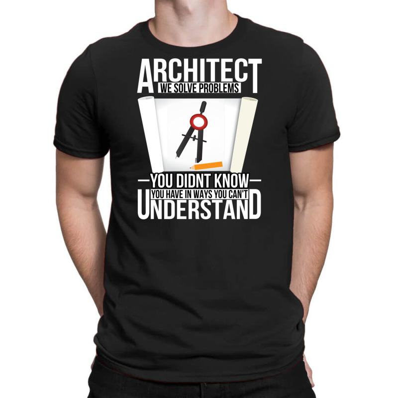 Architect   Building Gift For Profession House Con T-shirt | Artistshot