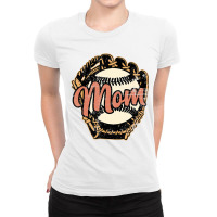 Baseball Mom Tshirt, Womens Baseball Tshirt, Baseb Ladies Fitted T-shirt | Artistshot