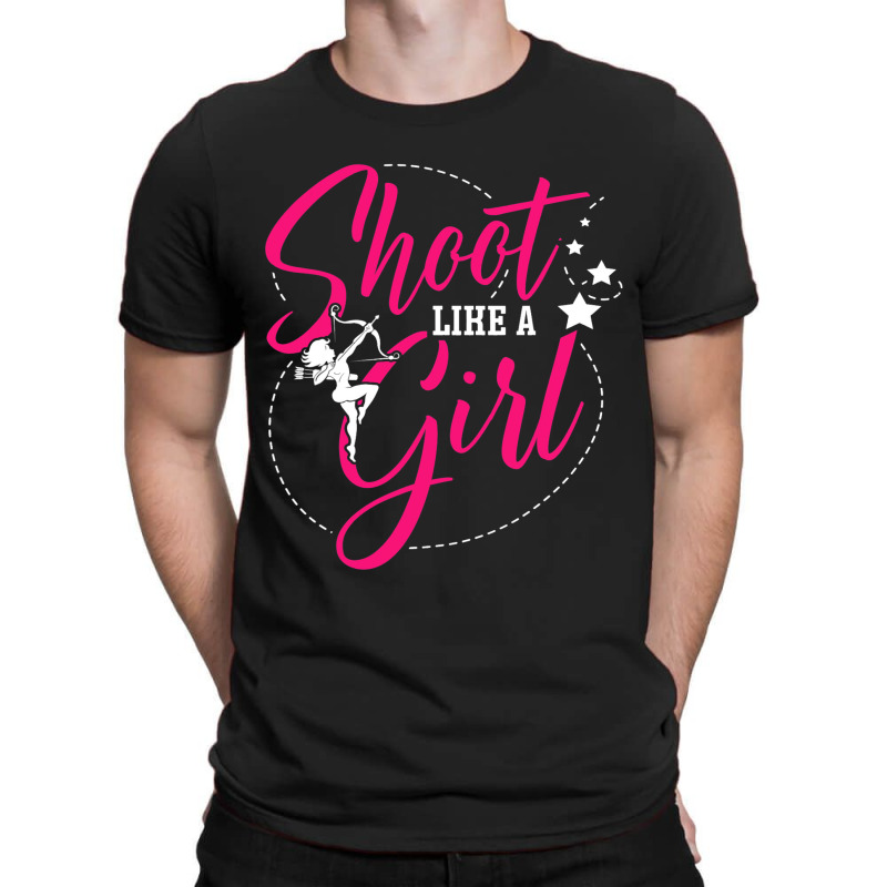 Shoot Like A Girl For A Archer Funny Archery T-shirt | Artistshot