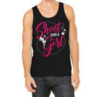 Shoot Like A Girl For A Archer Funny Archery Tank Top | Artistshot