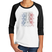 Bonjour Cute French Sports Fan Cyclin Goa Psytranc Youth 3/4 Sleeve | Artistshot