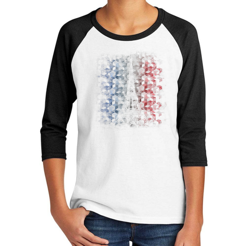 Bonjour Cute French Sports Fan Cyclin Goa Psytranc Youth 3/4 Sleeve by burisiuliq2 | Artistshot