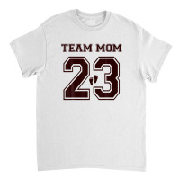 2023 Team Mom Pregnancy Ivf Reveal Baby Shower Ado Classic T-shirt | Artistshot