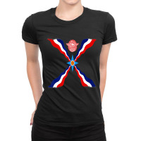 Assyrian Flag Ator Ashurbanipal King T Shirt Ladies Fitted T-shirt | Artistshot