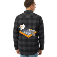 Cat Owner Chess Board Grandmaster Board Game Chess Flannel Shirt | Artistshot