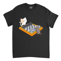 Cat Owner Chess Board Grandmaster Board Game Chess Classic T-shirt | Artistshot