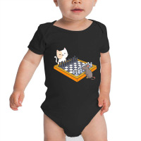 Cat Owner Chess Board Grandmaster Board Game Chess Baby Bodysuit | Artistshot