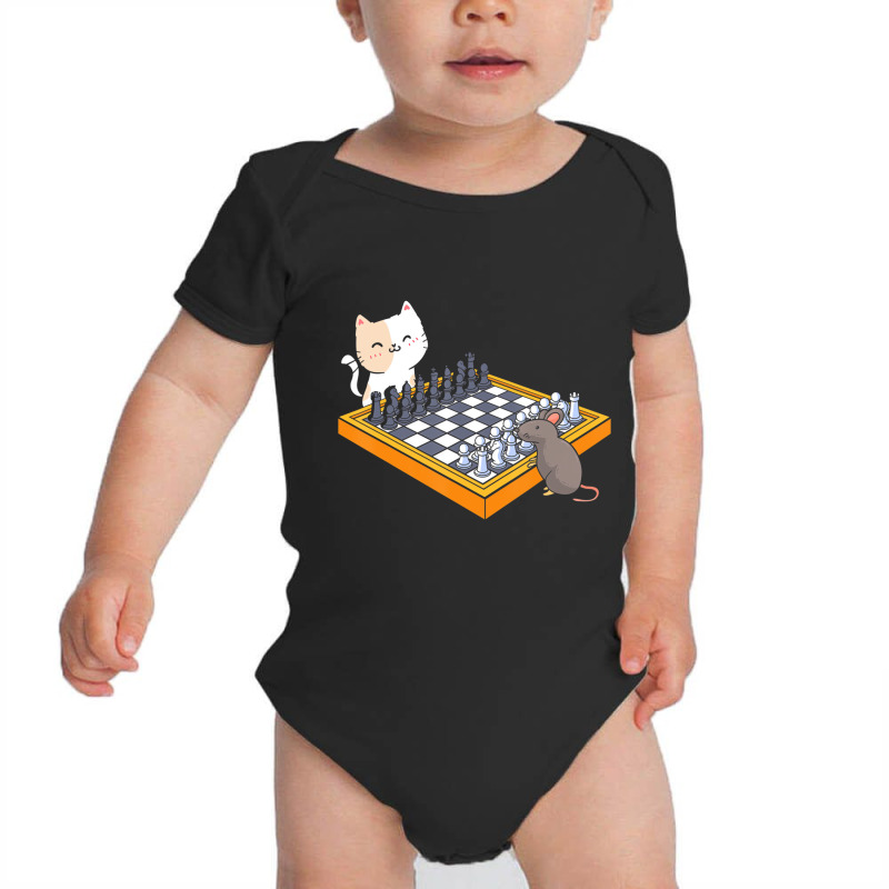 Cat Owner Chess Board Grandmaster Board Game Chess Baby Bodysuit | Artistshot