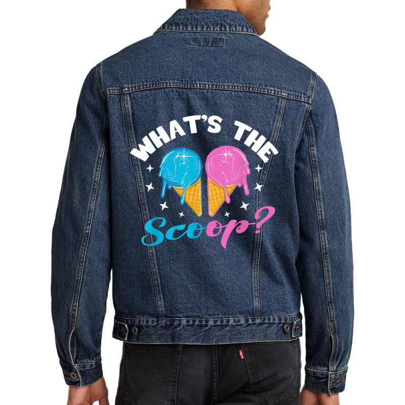 What's The Scoop Ice Cream Theme Gender Matching R Men Denim Jacket | Artistshot