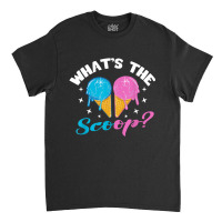 What's The Scoop Ice Cream Theme Gender Matching R Classic T-shirt | Artistshot