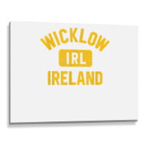 Wicklow Ireland Irl Gym Style Green W Distressed A Metal Print Horizontal | Artistshot