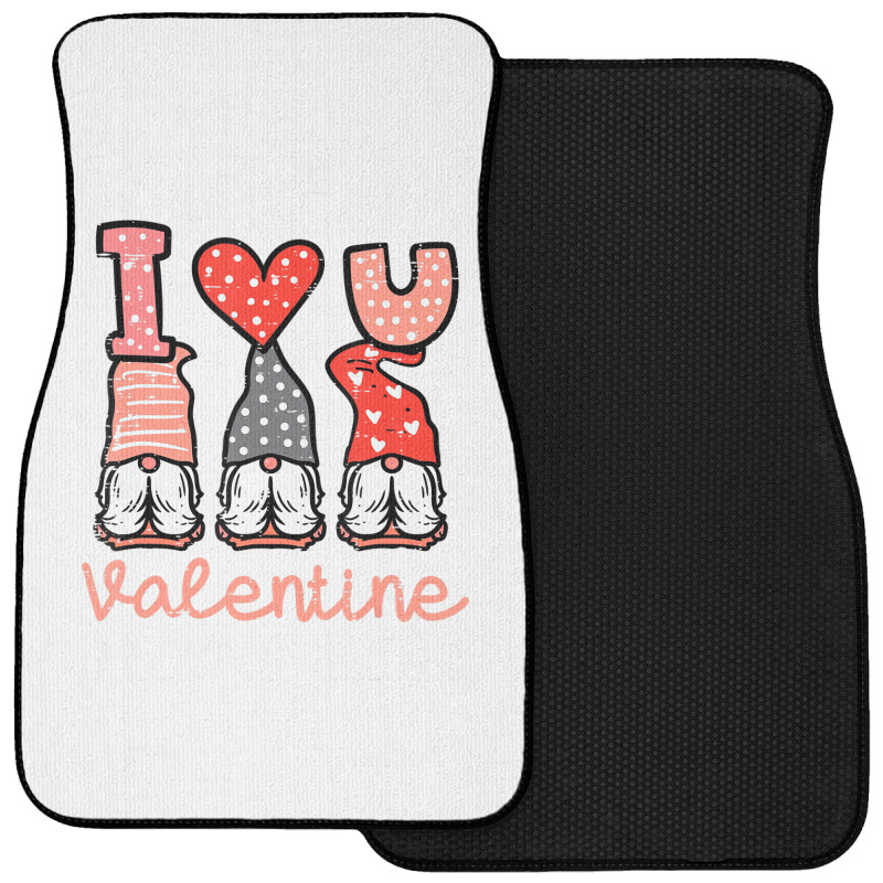 Valentines Day Foxes Heart Cute Fox Women Girls Ki Front Car Mat | Artistshot