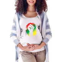 Black History Month For Men Women Kids Cool Africa Maternity Scoop Neck T-shirt | Artistshot