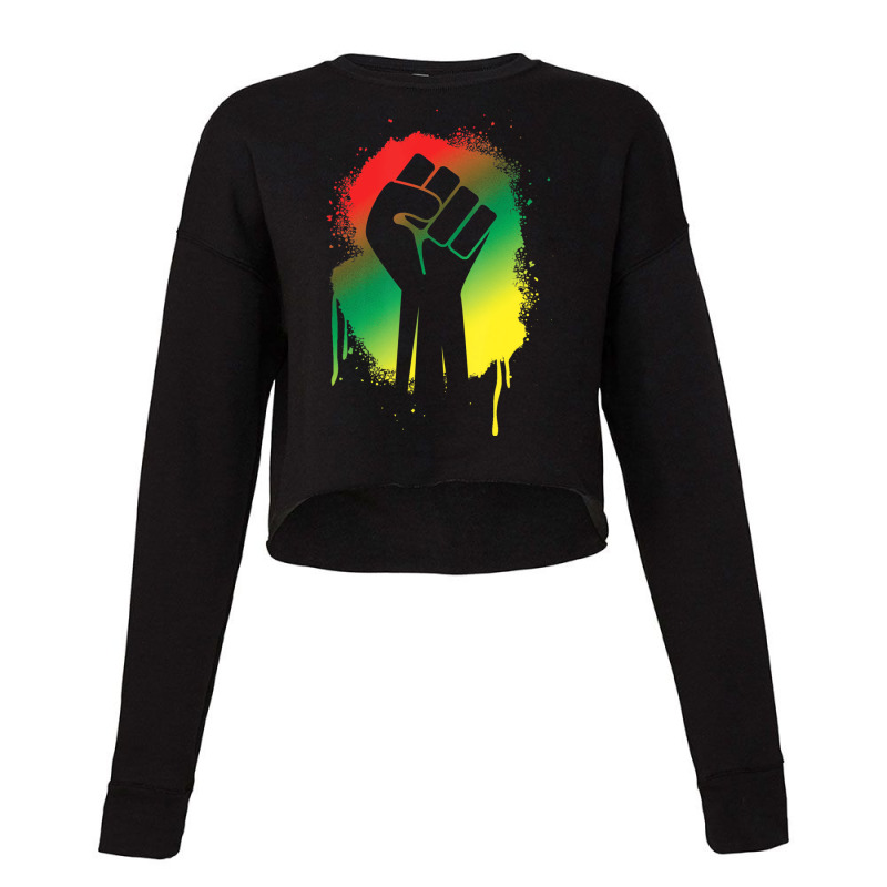 Black History Month For Men Women Kids Cool Africa Cropped Sweater by aiiluurosy | Artistshot