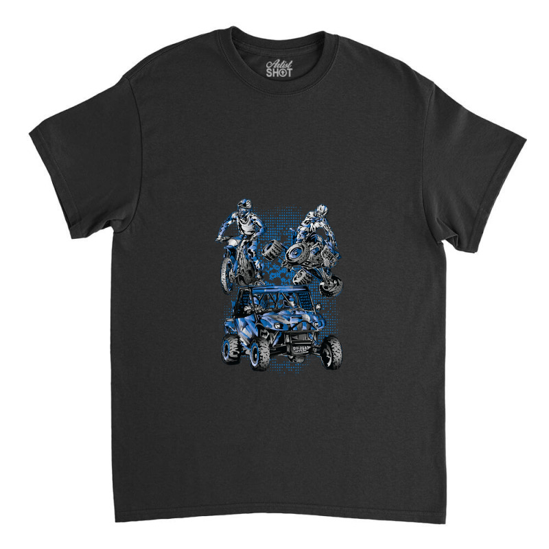 Whistlin Diesel Blue Motocross Extreme Classic T-shirt by Green27858 | Artistshot