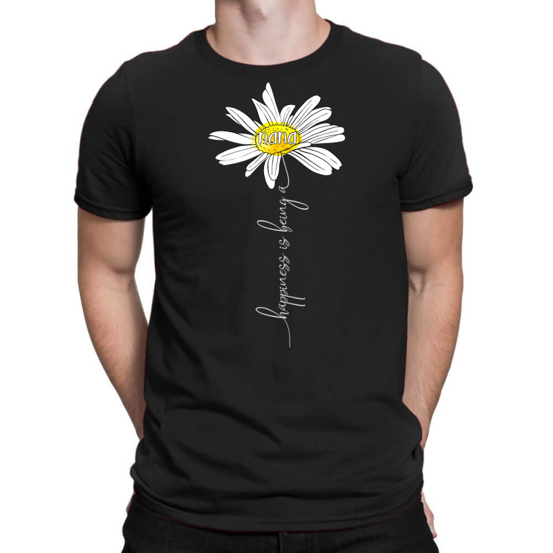 Womens Happiness Is Being A Nana Daisy Tshirt Moth T-shirt | Artistshot