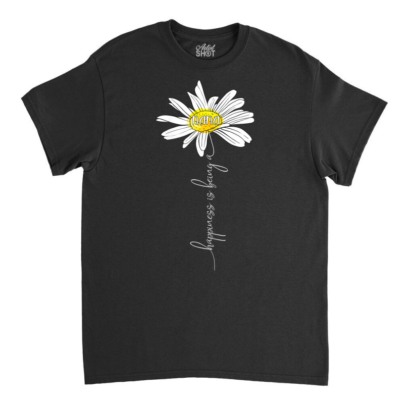 Womens Happiness Is Being A Nana Daisy Tshirt Moth Classic T-shirt | Artistshot