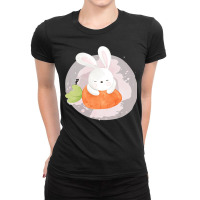 Easter Bunny Shirt Girls Ladies Kids Easter T Shir Ladies Fitted T-shirt | Artistshot