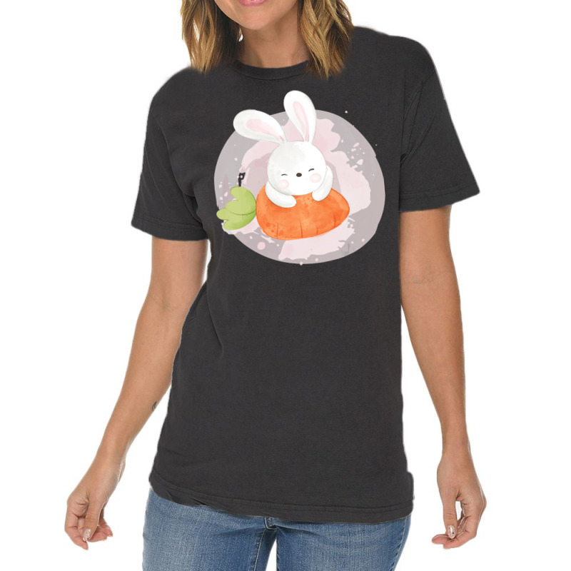 Easter Bunny Shirt Girls Ladies Kids Easter T Shir Vintage T-shirt | Artistshot