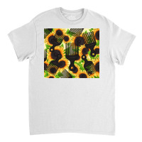 Afro Comb Sunflower Classic T-shirt | Artistshot