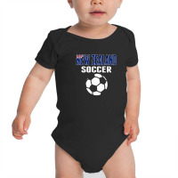 New Zealand Soccer Fans Jersey Support New Zealand Baby Bodysuit | Artistshot