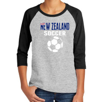 New Zealand Soccer Fans Jersey Support New Zealand Youth 3/4 Sleeve | Artistshot