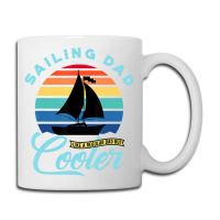 Mens Sailing Dad   Sailboat Sail Boating Captain S Coffee Mug | Artistshot