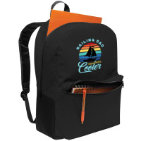 Mens Sailing Dad   Sailboat Sail Boating Captain S Backpack | Artistshot