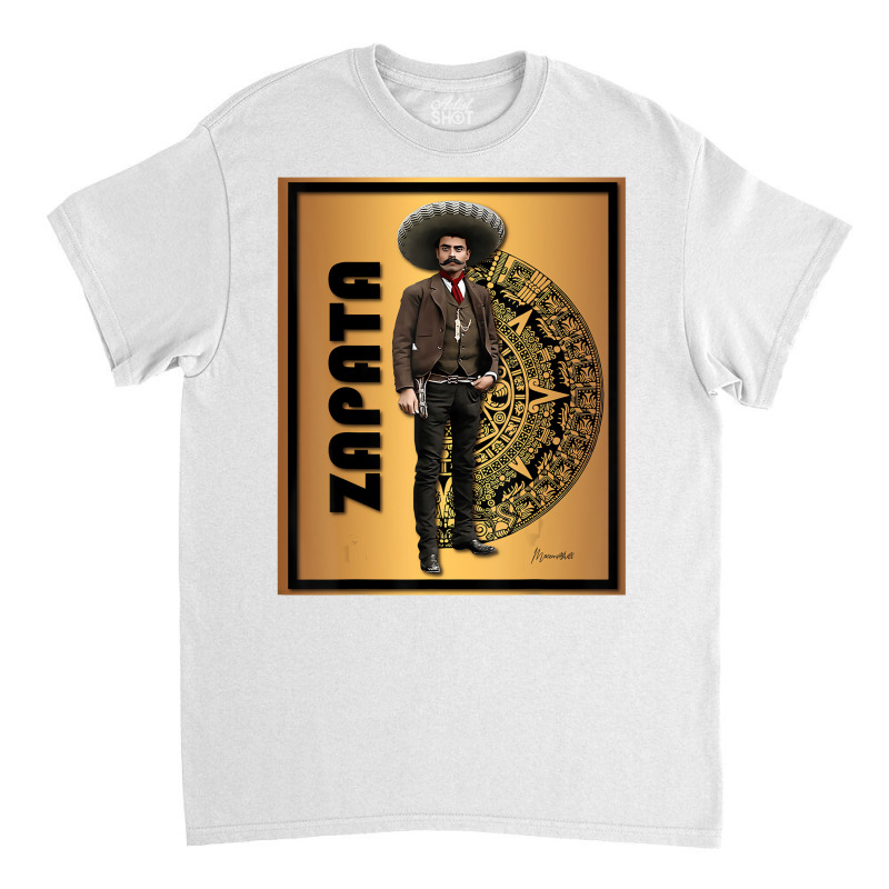 Emiliano Zapata Gold Aztec Calendar T Shirt Classic T-shirt | Artistshot